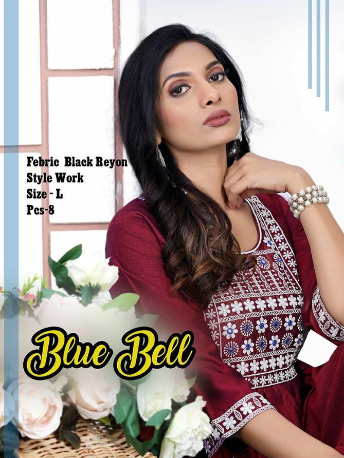 Beauty Queen Blue Bell New Exclusive Wear Designer Fancy Kurti Collection